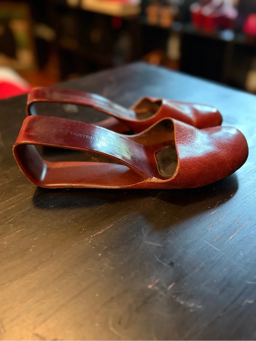 RARE! United Nude Mobius Mid Toe Cap Leather 8 - Picture 2 of 8